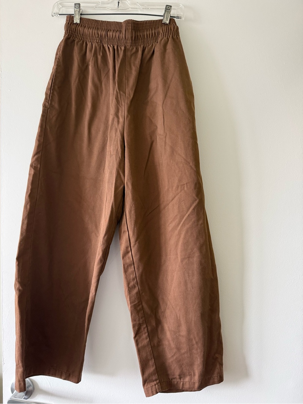 AUTHENTIC brown wide leg workwear chef’s pants